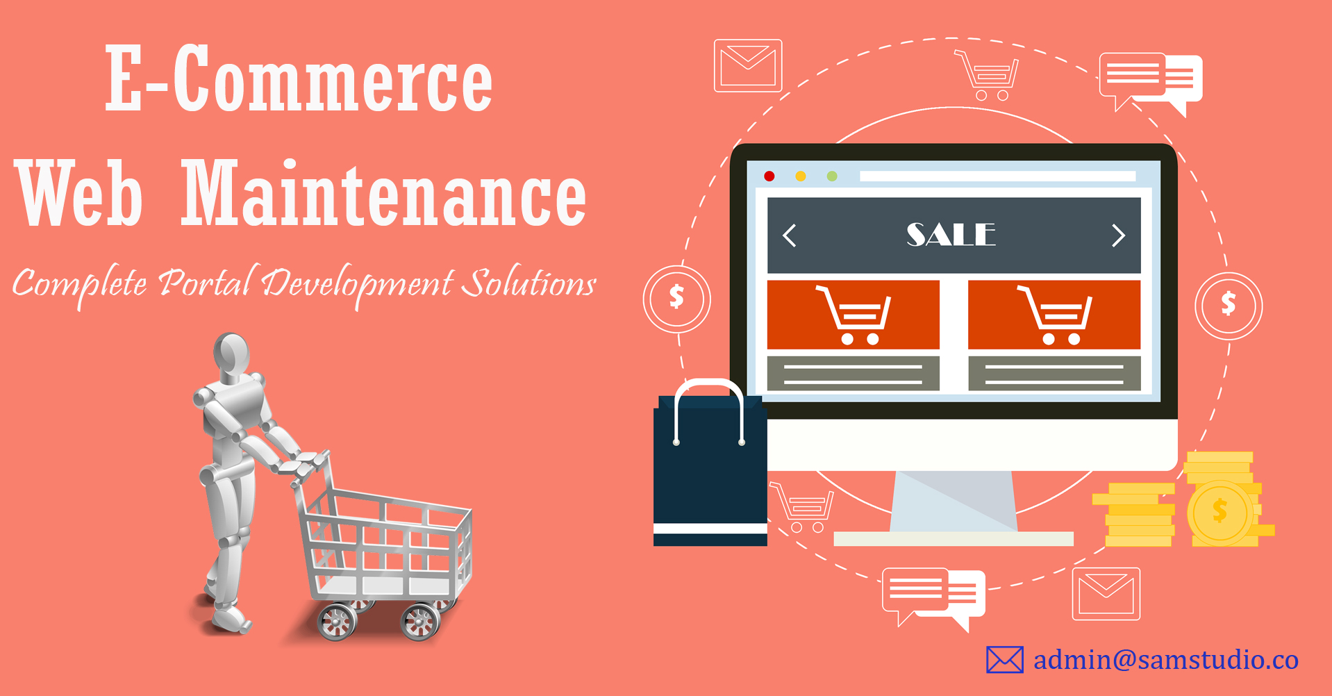 Outsource E-Commerce Web Maintenance Services