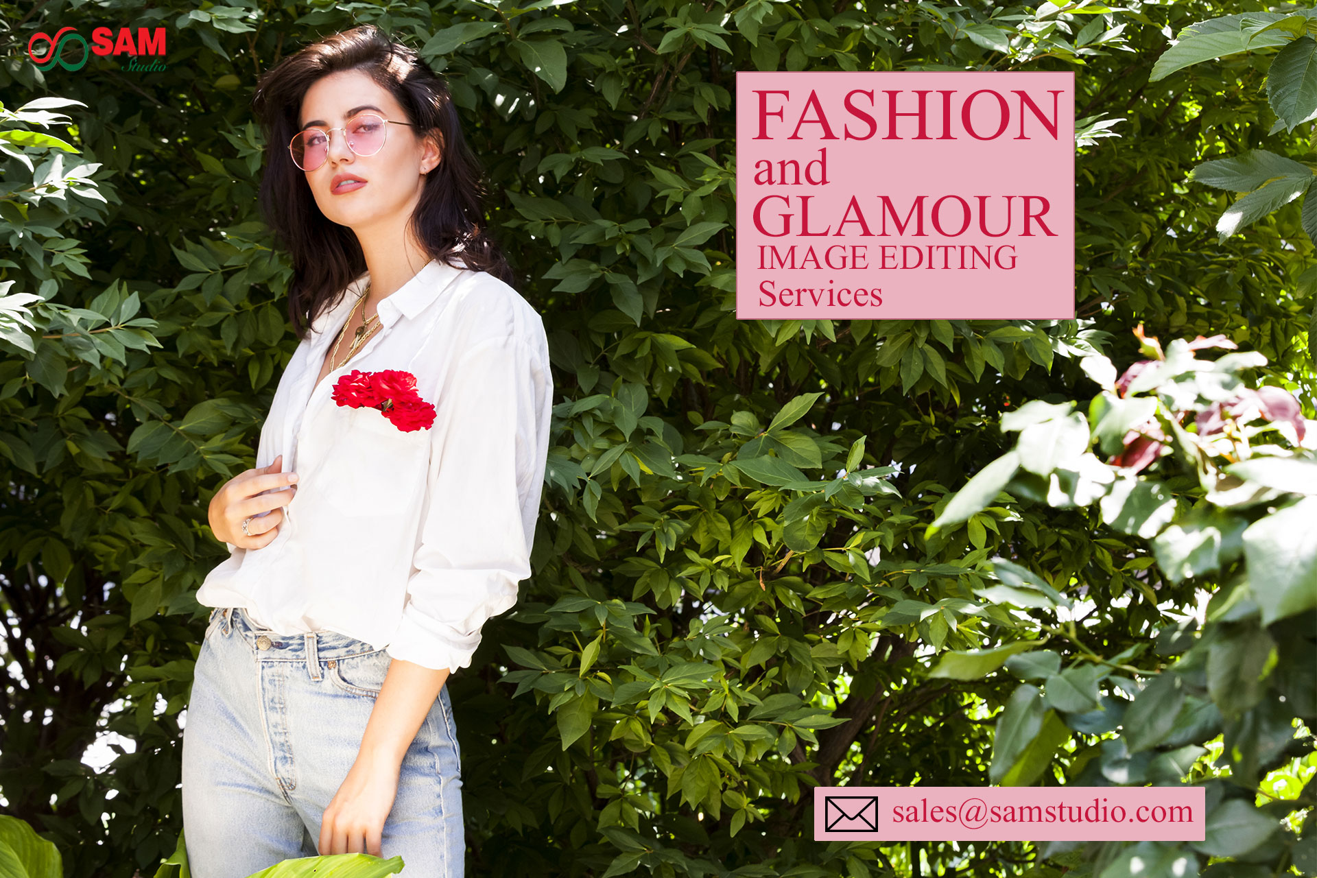 Glamour portrait editing services
